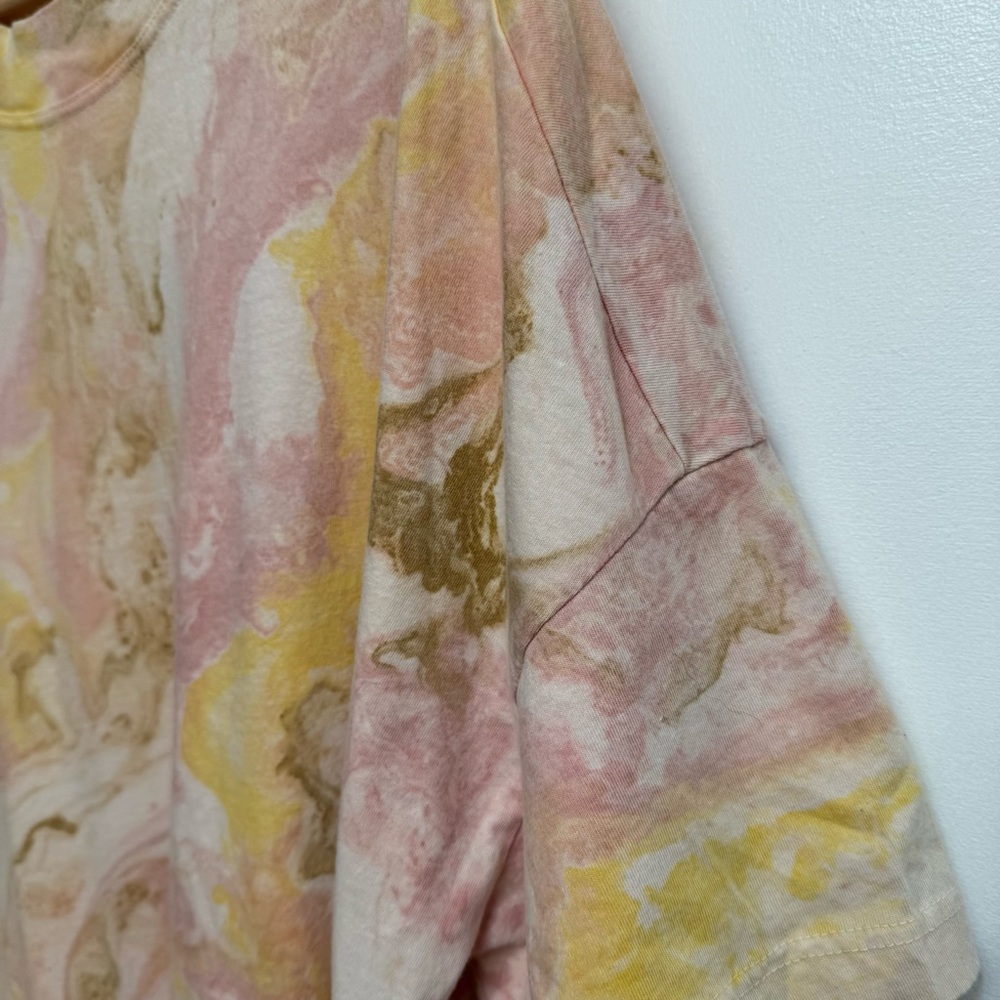 Electric & Rose Anthropologie Billy Gravity Tie Dye T-Shirt Dress Large - Picture 4 of 13